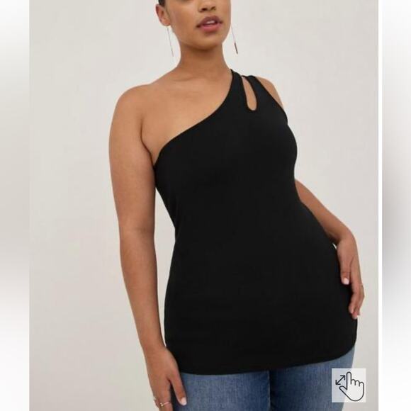 NEW Torrid One Shoulder Cutout Top Size 4X - Picture 3 of 10